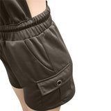 BACKLESS SAFARI ROMPER - B ANN'S BOUTIQUE