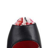 BACKYARD FLOWERS WEDGES - B ANN'S BOUTIQUE