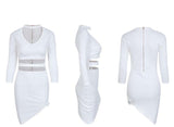 BANDAGE HOLLOWED-OUT MINI DRESS - B ANN'S BOUTIQUE