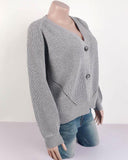 BELLA BUTTON-UP SWEATER - B ANN'S BOUTIQUE, LLC