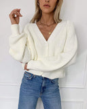 BELLA BUTTON-UP SWEATER - B ANN'S BOUTIQUE, LLC