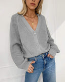 BELLA BUTTON-UP SWEATER - B ANN'S BOUTIQUE, LLC