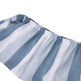 BETSY BLUE & WHITE STRIPE SHORTS SET - B ANN'S BOUTIQUE