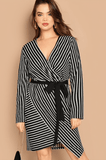 BLACK & WHITE SO RIGHT DRESS - B ANN'S BOUTIQUE