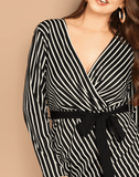 BLACK & WHITE SO RIGHT DRESS - B ANN'S BOUTIQUE