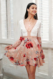 CALLIE’S CROTCHET FLORAL MINI DRESS - B ANN'S BOUTIQUE