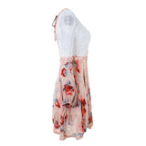 CALLIE’S CROTCHET FLORAL MINI DRESS - B ANN'S BOUTIQUE