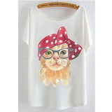 CAT DIVA TEE - B ANN'S BOUTIQUE