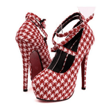 CROSS-STRAP PLATFORM PUMPS - B ANN'S BOUTIQUE