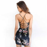 CRUSHED VELVET FLORAL DRESS - B ANN'S BOUTIQUE