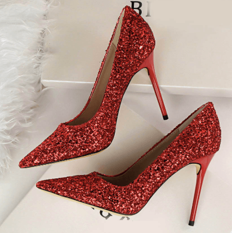 DOROTHY’S RUBY RED SLIPPERS — ALL GROWN UP - B ANN'S BOUTIQUE