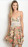 FELICITY’S FLORAL & LACE DRESS - B ANN'S BOUTIQUE