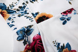 FLORAL HIGH-CUT MAXI DRESS - B ANN'S BOUTIQUE