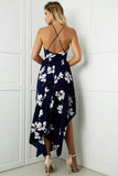 FLORAL HIGH-CUT MAXI DRESS - B ANN'S BOUTIQUE