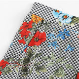 GINGHAM FLORAL SHORTS SET - B ANN'S BOUTIQUE