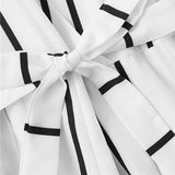 IT’S A BLACK & WHITE THING ROMPER - B ANN'S BOUTIQUE