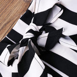 IT’S A BLACK & WHITE THING SHORTS SET - B ANN'S BOUTIQUE