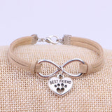 KITTEN PAW INFINITY BEST FRIEND BRACELET - B ANN'S BOUTIQUE