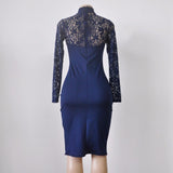 LACE TOP BODYCON MIDI-DRESS - B ANN'S BOUTIQUE