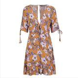 LILY LOVE RUFFLED MINI DRESS - B ANN'S BOUTIQUE