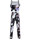 MIDNIGHT FLORAL DREAM PANTS SET - B ANN'S BOUTIQUE