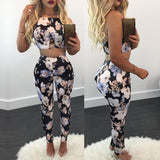 MIDNIGHT FLORAL DREAM PANTS SET - B ANN'S BOUTIQUE