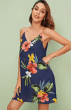 NAVY NICE CAMI DRESS - B ANN'S BOUTIQUE