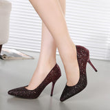 OMBRE GLITTER PUMPS - B ANN'S BOUTIQUE