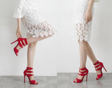 OPEN-TOE STRAPPY SANDALS - B ANN'S BOUTIQUE, LLC