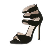 OPEN-TOE STRAPPY SANDALS - B ANN'S BOUTIQUE, LLC