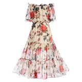 OPHELIA’S OFF-THE-SHOULDER RUFFLE DRESS - B ANN'S BOUTIQUE
