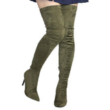 OVER THE KNEE LACE-UP BOOT - B ANN'S BOUTIQUE