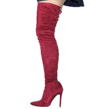 OVER THE KNEE LACE-UP BOOT - B ANN'S BOUTIQUE