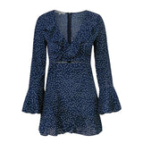 PIPER’S PEEK-A-BOO POLKA DOT DRESS - B ANN'S BOUTIQUE