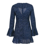 PIPER’S PEEK-A-BOO POLKA DOT DRESS - B ANN'S BOUTIQUE