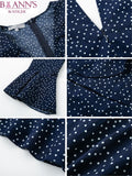 PIPER’S PEEK-A-BOO POLKA DOT DRESS - B ANN'S BOUTIQUE
