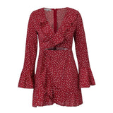 PIPER’S PEEK-A-BOO POLKA DOT DRESS - B ANN'S BOUTIQUE