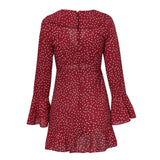 PIPER’S PEEK-A-BOO POLKA DOT DRESS - B ANN'S BOUTIQUE