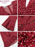 PIPER’S PEEK-A-BOO POLKA DOT DRESS - B ANN'S BOUTIQUE