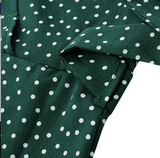 PIPER’S POLKA DOT WRAP MINI DRESS - B ANN'S BOUTIQUE