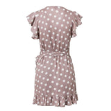 POLLY’S PERFECT POLKA DOT WRAP DRESS - B ANN'S BOUTIQUE