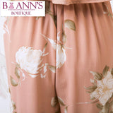 PRETTY IN PINK TWO PIECE PANTS SET - B ANN'S BOUTIQUE