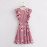 PRETTY IN PINK WRAP DRESS - B ANN'S BOUTIQUE, LLC