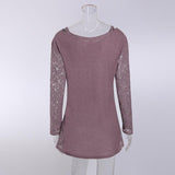 PULLOVER SWEATER WITH LACE SIDE INSERTS - B ANN'S BOUTIQUE, LLC