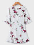 REGAN’S RUFFLED CUT-OUT DRESS - B ANN'S BOUTIQUE