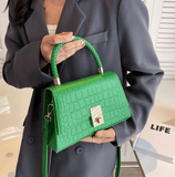 RETRO ALLIGATOR TEXTURE TOTE - B ANN'S BOUTIQUE, LLC