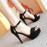 SASSY SUEDE SANDAL - B ANN'S BOUTIQUE, LLC