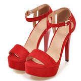 SASSY SUEDE SANDAL - B ANN'S BOUTIQUE, LLC