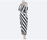 SAVANNAH’S STRIPED TWO-PIECE SKIRT SET - B ANN'S BOUTIQUE