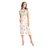 SAVANNAH SWEET FLORL EMBROIDERY DRESS - B ANN'S BOUTIQUE